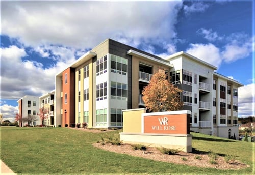 Will Rose Side of building