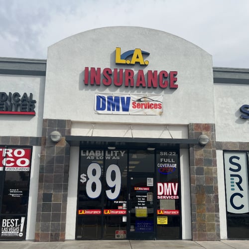 Exterior of the L.A. Insurance Agency NV-040