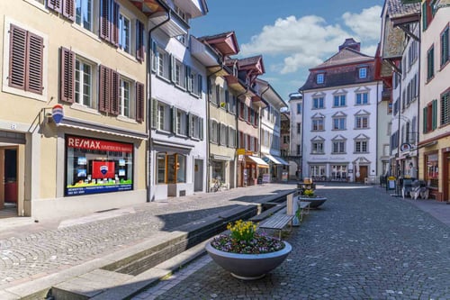 Unser Büro in der Altstadt von Aarau.