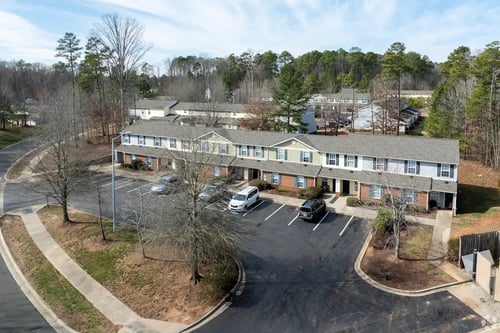 Exterior View at Pendleton Townhomes in Durham, North Carolina