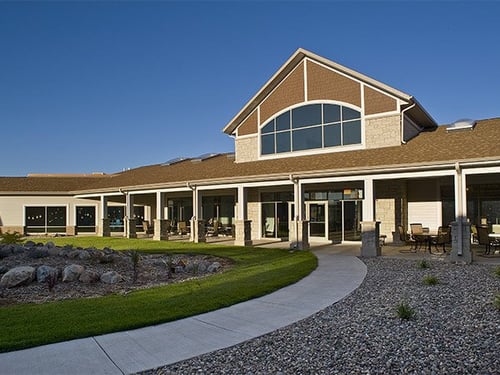 Avera Majestic main courtyard.