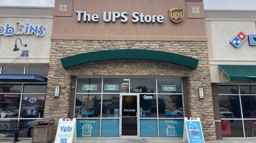 Storefront of The UPS Store in Liberty, MO