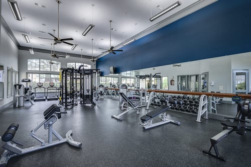 Fitness Center at Riachi at One21 in Plano, TX 75025