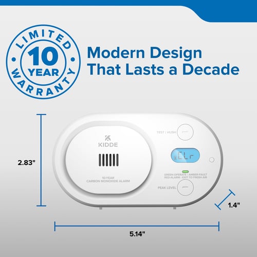 Modern design that lasts a decade with a 10 year warranty.