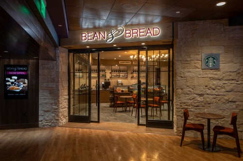 Exterior of Bean & Bread at Golden Nugget Lake Tahoe