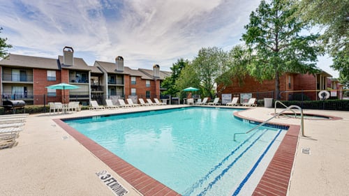 Pool at Copper Hill Apartments in Bedford, TX