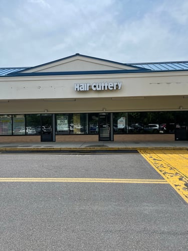 The front entrance of Hair Cuttery at Marketplace at Chews Landing.