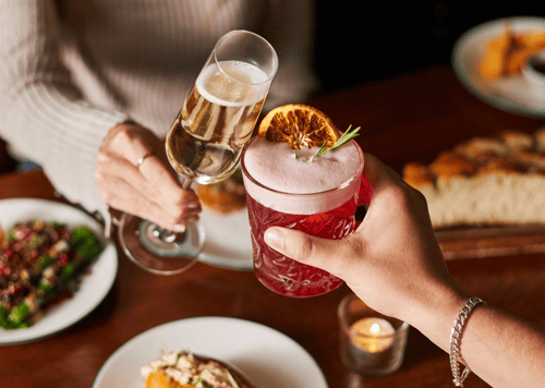 Cocktails and fizz with lunch at Cosy Club