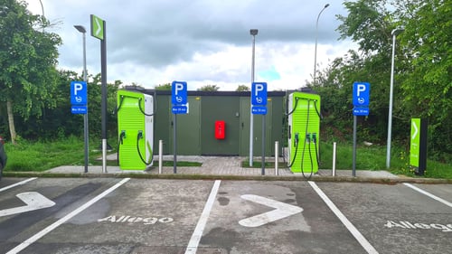 EV charging station Allego Middelkerke