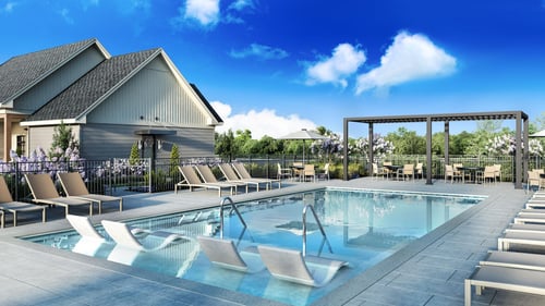 Outstanding onsite amenities including outdoor pool