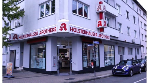 Aussenansicht der Holsterhauser Apotheke