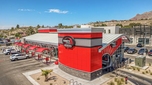 Tommy's Express Car Wash in El Paso, Texas on N. Mesa St.