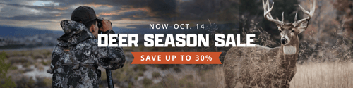 Save up to 30% at the Cabela's Deer Season Sale!