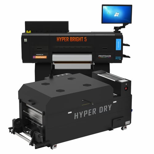 Discover the Hyper Bright 5 DTF Printer with powerful features for vibrant prints and efficient curing. Perfect for professional printing needs!