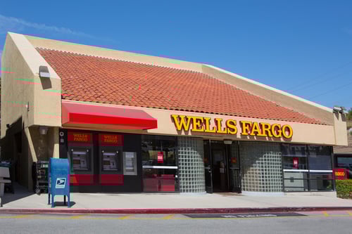 Retail space for lease in Torrance, California, Wells Fargo
