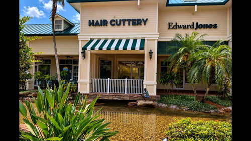Outside the Hair Cuttery salon in  Port St Lucie