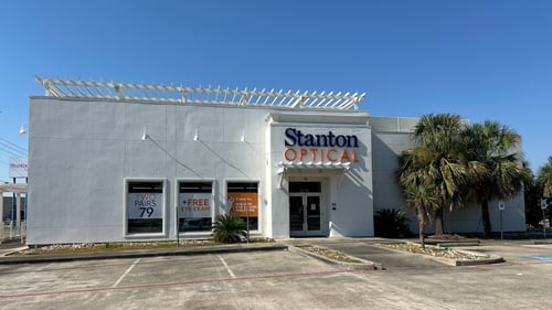 Storefront at Stanton Optical store League City, TX 77539