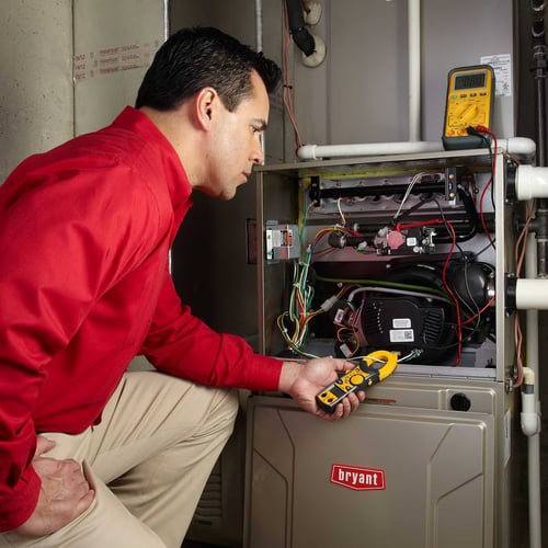 bryant dealer finishes performing hvac installation