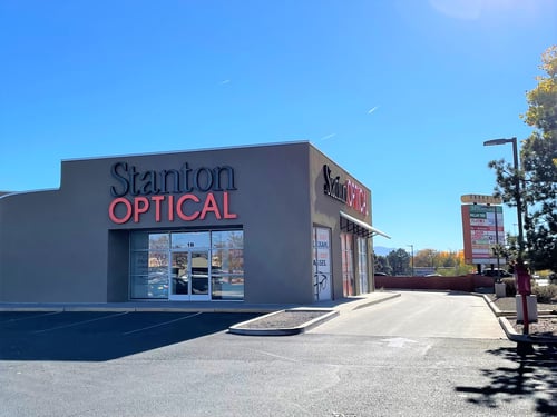 Storefront at Stanton Optical store in Albuquerque, NM 87114