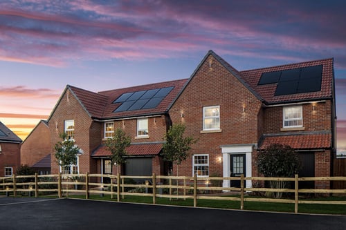External view of the Blyford  & the Meriden 3 & 4 bedroom homes
