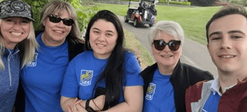 Lara Austin and Team, Comox Valley Transition Society Golf Fundraiser.