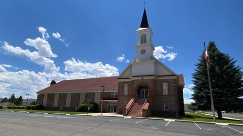 Church building of The Church of Jesus Christ of Latter-day Saints located at  20 S 100 W St in Loa, UT.