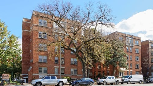 Building exterior at 4115 Wisconsin in Washington D.C. 20016
