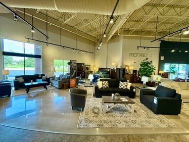 Sofas at Slumberland Furniture Champaign.
