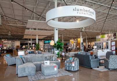 Bloomington Slumberland Furniture sectional section