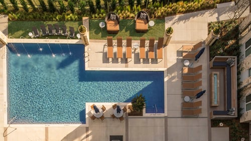 Pool at Parc at White Rock Luxury Apartments in Dallas