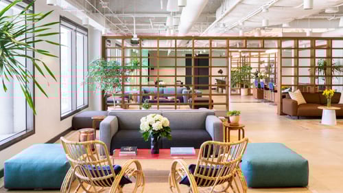 WeWork 611 North Brand Boulevard - Coworking space interior view