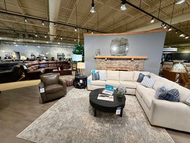 Flexsteel sectional at Slumberland Furniture Champaign.