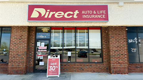 Direct Auto Insurance storefront located at  7384A Two Notch Rd, Columbia