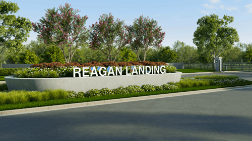 Community monument for Reagan Landing, a new construction community in Bradenton, FL