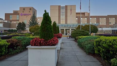 Photo of Wellstar Cobb Medical Center at dusk