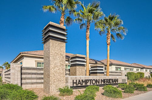 Hampton Meridian Front Entrance at Apache Junction, Arizona