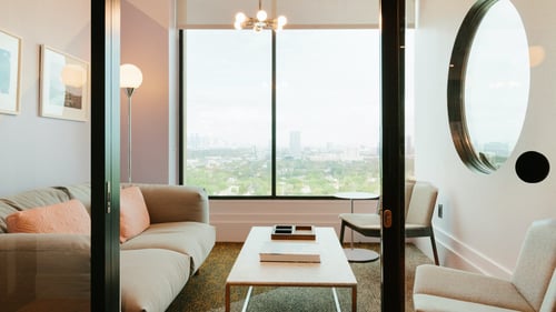 WeWork Galleria Office Tower I - Coworking space interior view