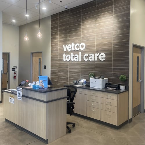 Vetco Total Care  Check-in Desk