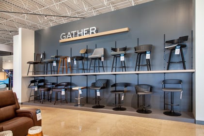 Bloomington Slumberland Furniture bar stools