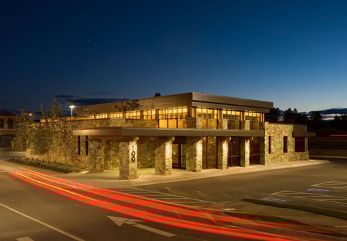 Exterior image of First Interstate Bank in Kalispell, Montana.