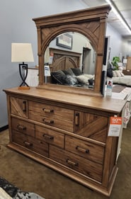 Tomah Slumberland Furniture dresser and mirror
