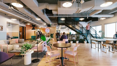 WeWork Capella Tower - Coworking space interior view