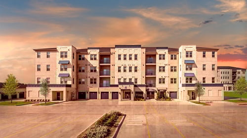 multi-level condo exterior