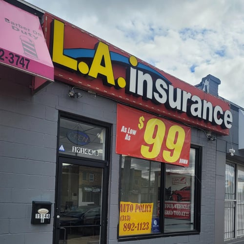 L.A. Insurance Agency MI-786 office exterior
