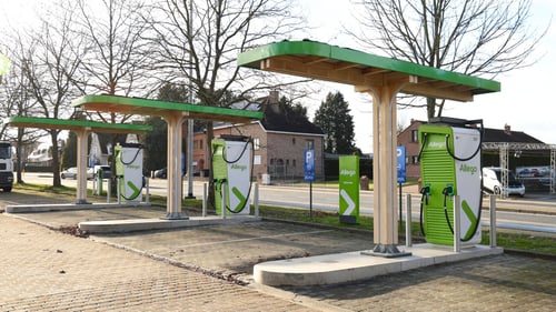 EV charging station Allego Halle