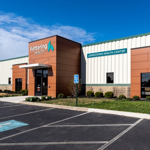 Entrance to Kettering Health Jamestown Health Center