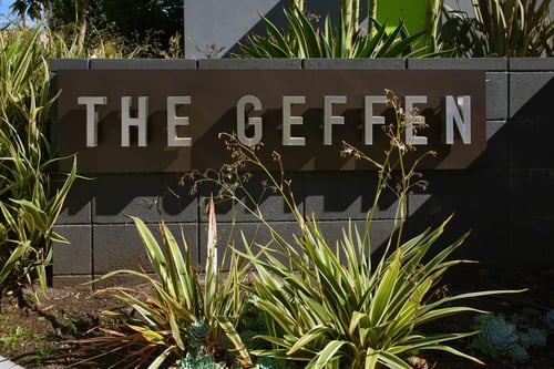 Property Signage at The Geffen, Los Angeles, 90038