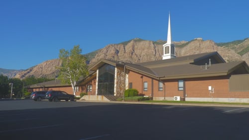 Utah Ogden Rock Cliff Meetinghouse of The Church of Jesus Christ of Latter-day Saints
