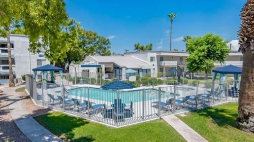 Pool at Sofia Apartments in Tempe, AZ 85283