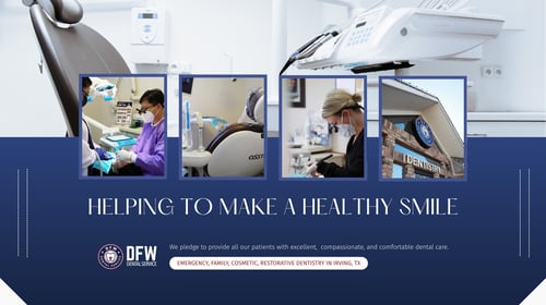 DFW Dental Service in Irving TX 75060 Emergency, Invisalign, Family, Cosmetic - Dental Implants, Tooth Extraction, Dental Checkup, Cleaning & Examinations, Crowns, Bridges, Implants, Restorations, Veneers, Dentures, Partial Dentures, Emergency Dentist, Invisalign Dentist, Kid Friendly Dentist, Root Canal Therapy
